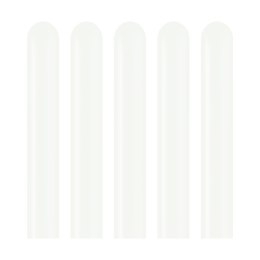 Balony do modelowania 260M, Standard White, Białe, 115cm, 100 szt.