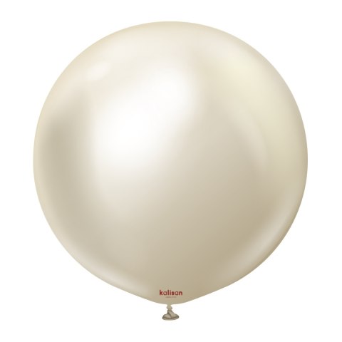Balony lateksowe Mirror White Gold, złoty, 91cm, 2 szt. Balony lateksowe Mirror White Gold, złoty, 91cm, 2 szt.