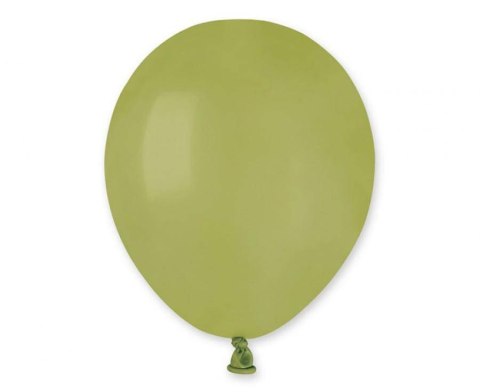 Balony lateksowe pastelowe zielone oliwkowe 98, 12cm, 100 szt. Balony lateksowe pastelowe zielone oliwkowe 98, 12cm, 100 szt.