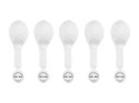 Balony świecące LED 30 cm, białe, 5szt
