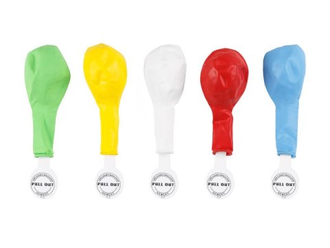 Balony świecące LED 30 cm, mix kolorów, 5szt Balony świecące LED 30 cm, mix kolorów, 5szt