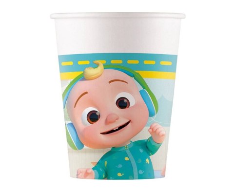 Kubeczki papierowe Cocomelon, 200ml, 8szt. Kubeczki papierowe Cocomelon, 200ml, 8szt.