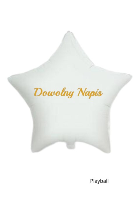 Naklejka personalizowana na balon, dowolny napis, 15x25 cm Naklejka personalizowana na balon, dowolny napis, 15x25 cm