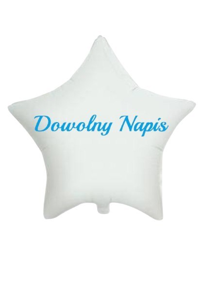 Naklejka personalizowana na balon, dowolny napis, 15x25 cm Naklejka personalizowana na balon, dowolny napis, 15x25 cm