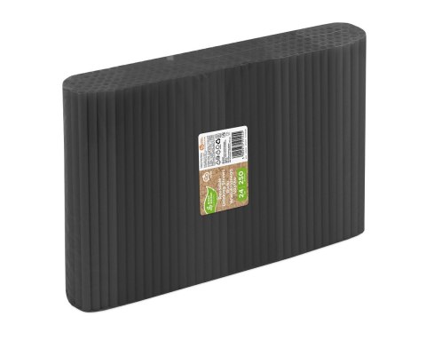 Rurki wielokrotnego użytku, czarne jumbo, 9mm, 240mm, 250szt. Rurki wielokrotnego użytku, czarne jumbo, 9mm, 240mm, 250szt.