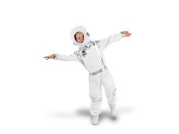 Strój, Kostium Astronauta, biały, rozmiar 116-128 cm
