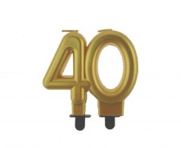 Świeczka na tort 40 urodziny, liczba „40