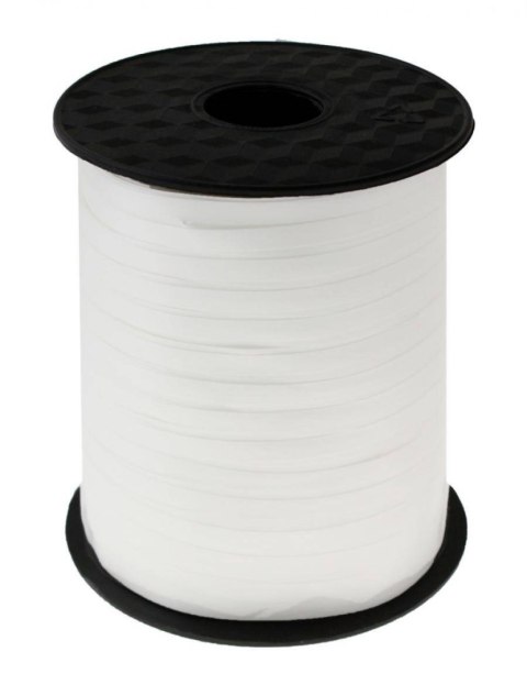 Wstążka plastikowa, biała, 5mm/458m Wstążka plastikowa, biała, 5mm/458m