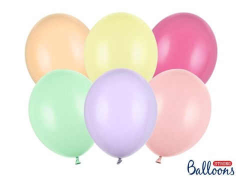 Balony Strong, Kolorowe, Pastel Mix, 30 cm, 50 szt. Balony Strong, Kolorowe, Pastel Mix, 30 cm, 50 szt.