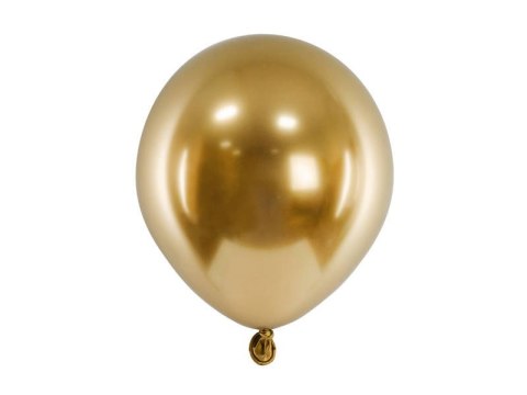 Balony lateksowe Glossy, Chrome, Złote, 12cm, 50 szt. Balony lateksowe Glossy, Chrome, Złote, 12cm, 50 szt.