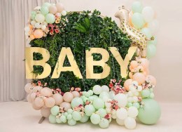 Balony lateksowe Strong, Pistacjowe, Pastel Pistachio, 30cm, 50 szt.
