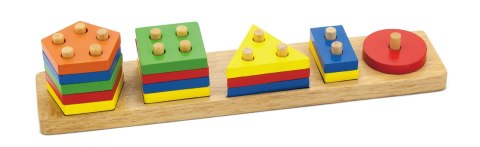Viga 58558 Klocki z sorterem kształtów - figury geometryczne Viga 58558 Klocki z sorterem kształtów - figury geometryczne