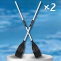 WIOSŁO KAJAKOWE DO DESKI SUP PONTONU KAJAKU SKŁADANE ALUMINIOWE LEKKIE 2w1 203 CM