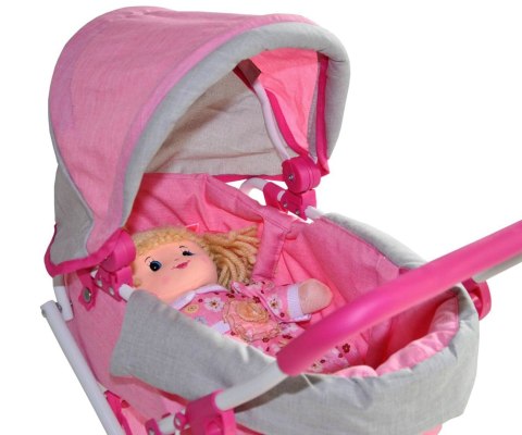 Wózek dla lalek Alice Prestige Pink Wózek dla lalek Alice Prestige Pink