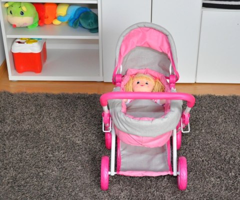 Wózek dla lalek Alice Prestige Pink Wózek dla lalek Alice Prestige Pink