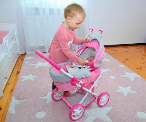 Wózek dla lalek Alice Prestige Pink Wózek dla lalek Alice Prestige Pink