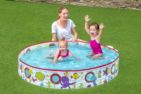 Bestway 55029 BASENIK ROZPOROWY FILL 'N FUN BURTA STATKU Z OKIENKAMI 152cm x 25cm Bestway 55029 BASENIK ROZPOROWY FILL 'N FUN BURTA STATKU Z OKIENKAMI 152cm x 25cm