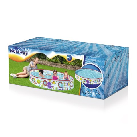 Bestway 55029 BASENIK ROZPOROWY FILL 'N FUN BURTA STATKU Z OKIENKAMI 152cm x 25cm Bestway 55029 BASENIK ROZPOROWY FILL 'N FUN BURTA STATKU Z OKIENKAMI 152cm x 25cm