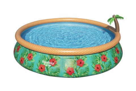 Bestway 57416 BASEN ROZPOROWY FAST SET Z PALMA I POMPĄ FILTRACYJNĄ 4.57m x 0.84m Bestway 57416 BASEN ROZPOROWY FAST SET Z PALMA I POMPĄ FILTRACYJNĄ 4.57m x 0.84m