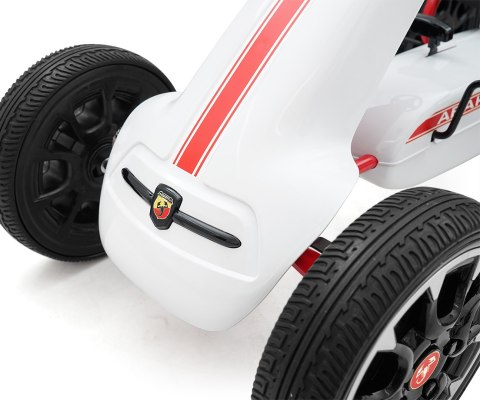 Gokart na pedały Abarth White Gokart na pedały Abarth White