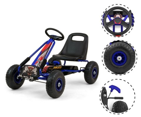 Gokart na pedały Thor Blue Gokart na pedały Thor Blue
