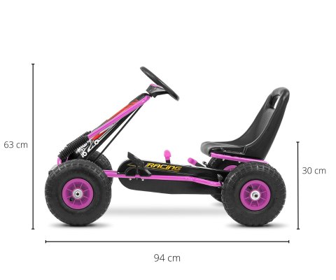 Gokart na pedały Thor Pink Gokart na pedały Thor Pink