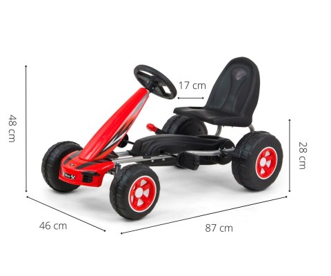 Gokart na pedały Viper Red Gokart na pedały Viper Red