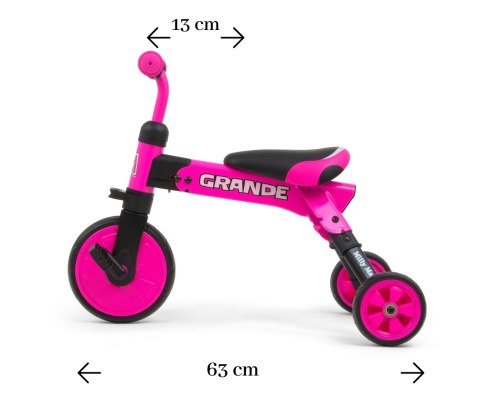 Rowerek 2w1 Grande Pink Rowerek 2w1 Grande Pink