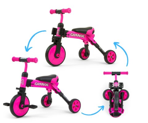 Rowerek 2w1 Grande Pink Rowerek 2w1 Grande Pink
