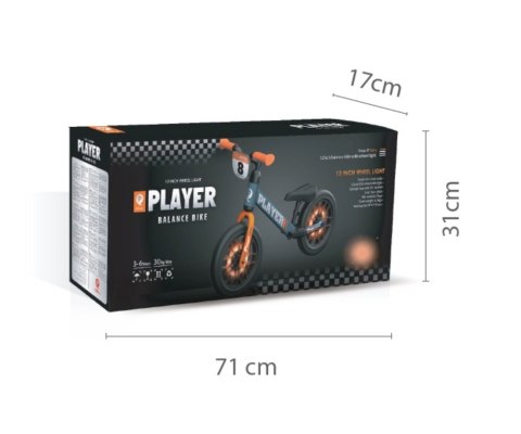 Qplay Rowerek Biegowy Player Orange Qplay Rowerek Biegowy Player Orange