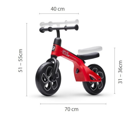 Qplay Rowerek Biegowy Tech Red Qplay Rowerek Biegowy Tech Red
