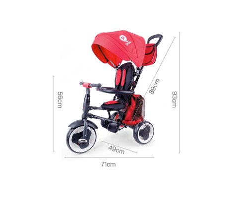 Qplay Rowerek Trójkołowy Rito Plus Red Qplay Rowerek Trójkołowy Rito Plus Red