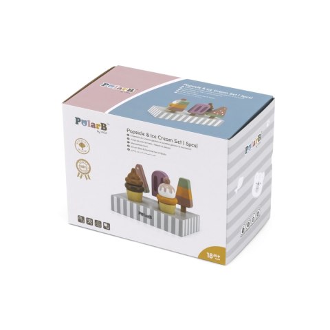 Viga 44057 PolarB Zestaw lodów z podstawką Viga 44057 PolarB Zestaw lodów z podstawką