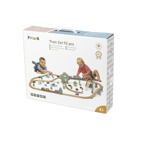 Viga 44067 PolarB Pociąg zestaw 92 elementów Viga 44067 PolarB Pociąg zestaw 92 elementów