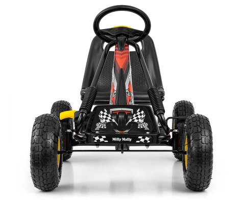 Milly Mally Gokart na pedały Thor Black Milly Mally Gokart na pedały Thor Black