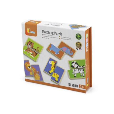 Viga 50842 Puzzle dopasowanka - dzikie zwierzęta Viga 50842 Puzzle dopasowanka - dzikie zwierzęta