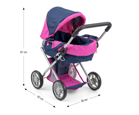 Wózek dla lalek Alice Prestige Navy Wózek dla lalek Alice Prestige Navy