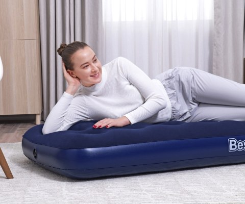 Bestway 67000 Materac dmuchany turystyczny Jr.Twin 1.88m x 76cm x 22cm Bestway 67000 Materac dmuchany turystyczny Jr.Twin 1.88m x 76cm x 22cm