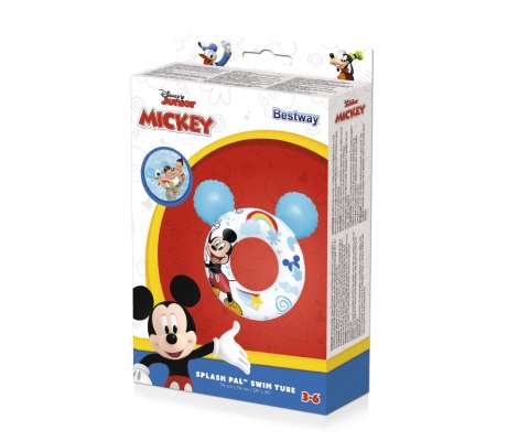 Bestway 9102K Disney Junior Mickey&Friends Kółko do pływania 74cm x 76cm Bestway 9102K Disney Junior Mickey&Friends Kółko do pływania 74cm x 76cm