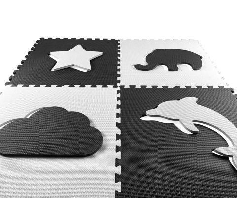 Mata piankowa puzzle Jolly 2x2 - Grey Mata piankowa puzzle Jolly 2x2 - Grey