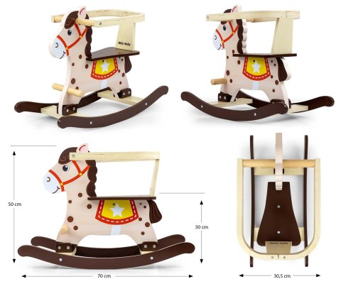 Milly Mally Koń Lucky 12 - Brown Milly Mally Koń Lucky 12 - Brown