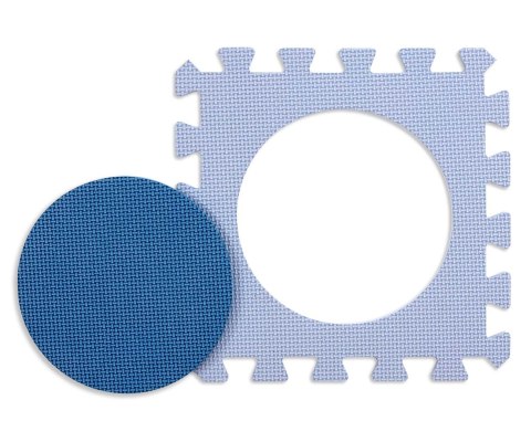 Milly Mally Mata piankowa puzzle Jolly 4x4 Shapes - Blue Milly Mally Mata piankowa puzzle Jolly 4x4 Shapes - Blue