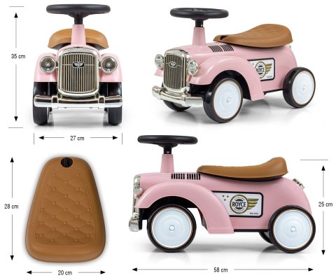 Milly Mally Pojazd Royce Pink Milly Mally Pojazd Royce Pink