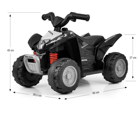 Milly Mally Pojazd na akumulator Quad HONDA ATV Black Milly Mally Pojazd na akumulator Quad HONDA ATV Black