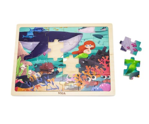 Viga 44645 Puzzle na podkładce 24 elementy - morze Viga 44645 Puzzle na podkładce 24 elementy - morze