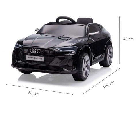 Milly Mally Pojazd na akumulator Audi E-Tron Sportback Black Milly Mally Pojazd na akumulator Audi E-Tron Sportback Black