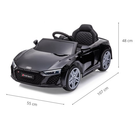 Milly Mally Pojazd na akumulator Audi R8 Spyder Black Milly Mally Pojazd na akumulator Audi R8 Spyder Black