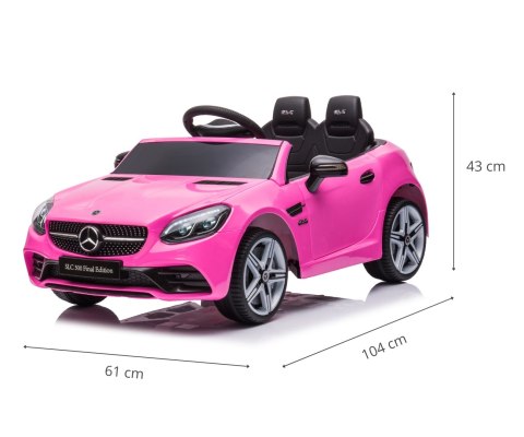 Milly Mally Pojazd na akumulator Mercedes-Benz SLC Pink Milly Mally Pojazd na akumulator Mercedes-Benz SLC Pink