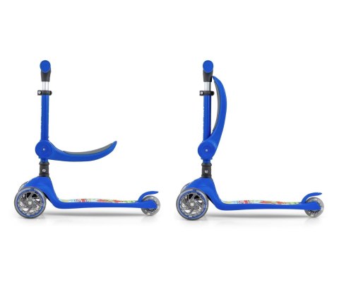 Milly Mally Scooter Fuzzy Blue Milly Mally Scooter Fuzzy Blue