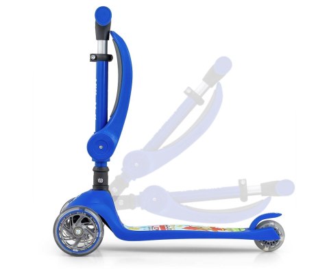 Milly Mally Scooter Fuzzy Blue Milly Mally Scooter Fuzzy Blue